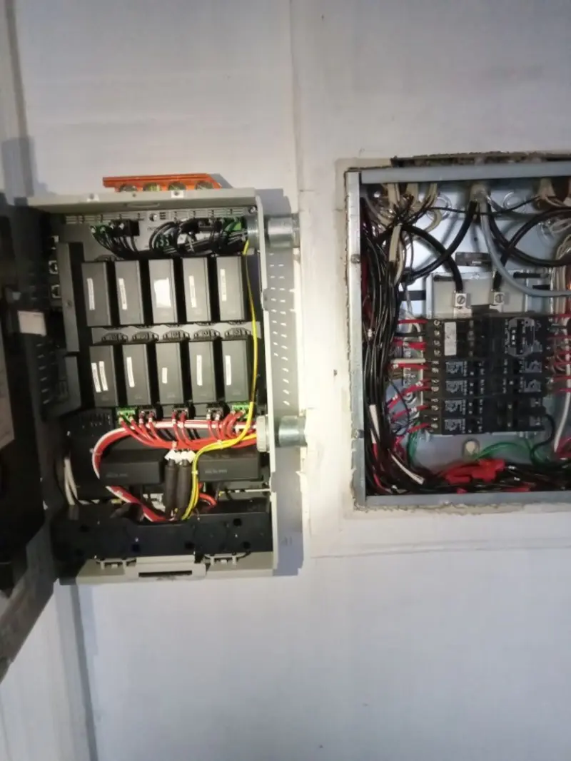 Electrical panel upgrade completed for Carbon Monoxide Detector Installation in Lake Wildwood